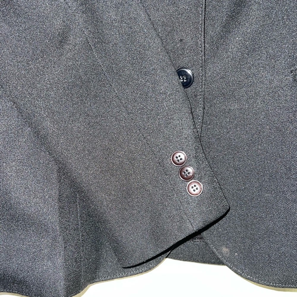 Levi's Black Blazer Wool-Blend Structured - image 3